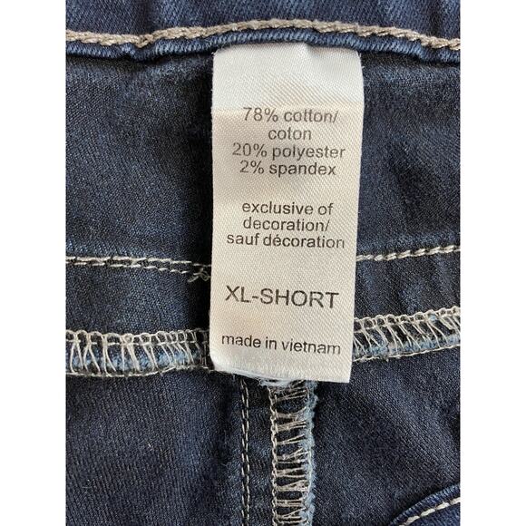 Maurices Dark Wash Jeggings Women’s Size XL Short - Picture 8 of 9